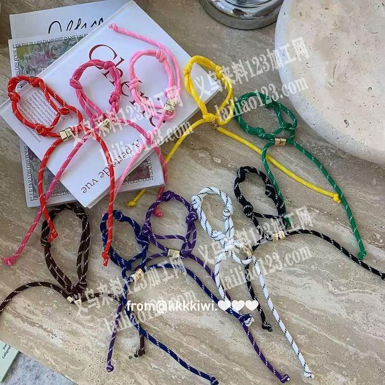 编绳挂件的手工活外发加工，如图，寻找会做
