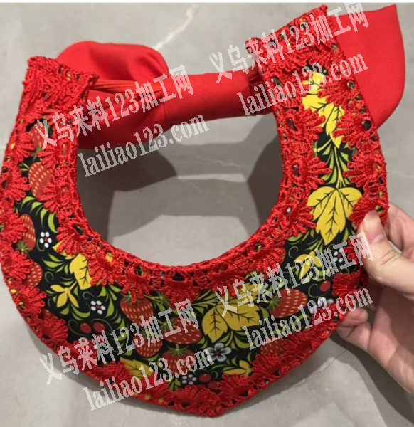 附图片。硬纸板缝花边外发加工，需要箱包平