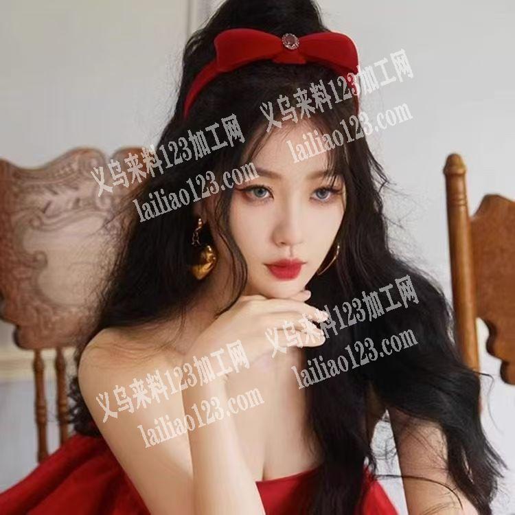 蝴蝶结头箍有订单外发加工，如图，寻找会做