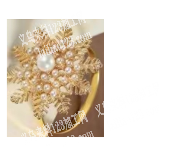 合金雪花款式饰品订单，如图，寻找压铸的工