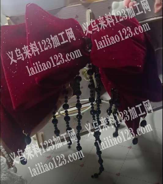 手工活，蝴蝶结等布艺发饰的。找义乌或者义
