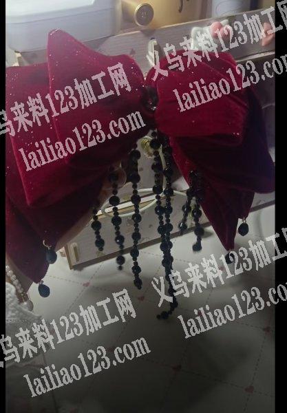 大量布艺云朵发夹手工活外发加工。会做云朵