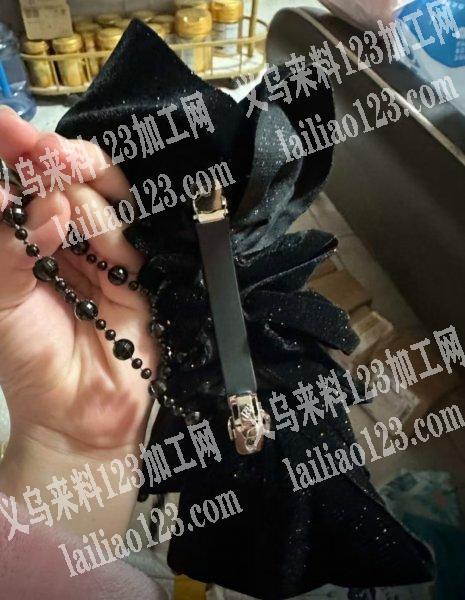 大量布艺云朵发夹手工活外发加工。会做云朵
