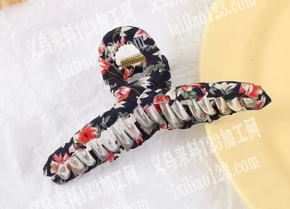 手工绕布条的抓夹订单，如图，寻找能做的工