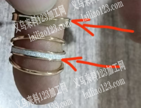 《发义乌本地做》手工活，如图，戒指小饰品