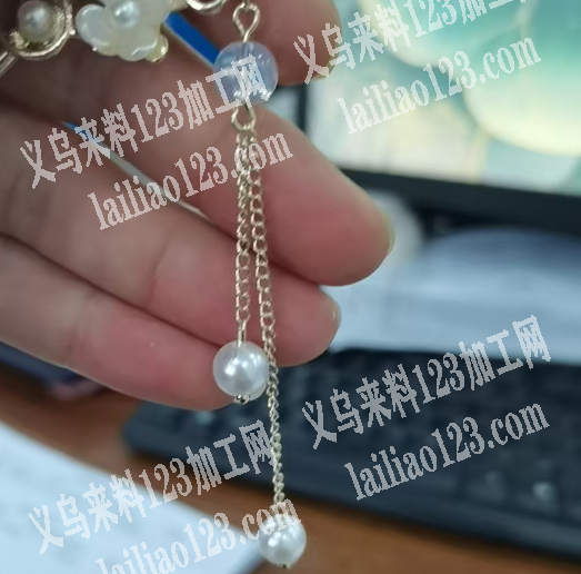 头饰挂圈的手工活外发加工，发义乌本地做，