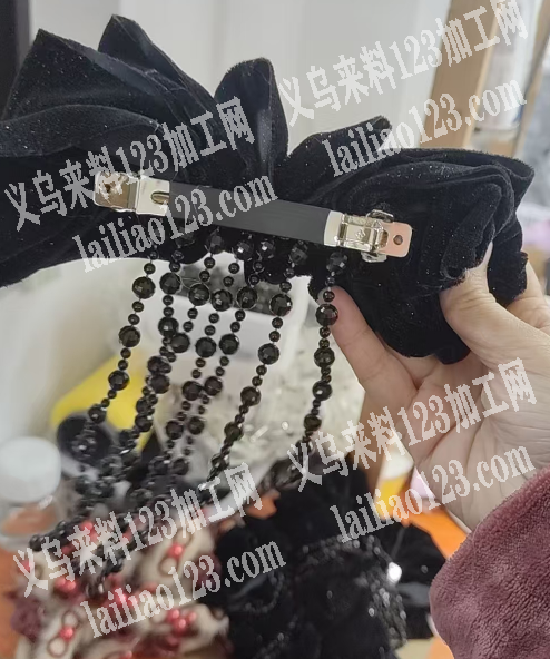 云朵弹簧夹的饰品手工活外发加工，寻找会做