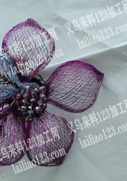 附图片，手工花成品订单，搓的，麻料花朵订