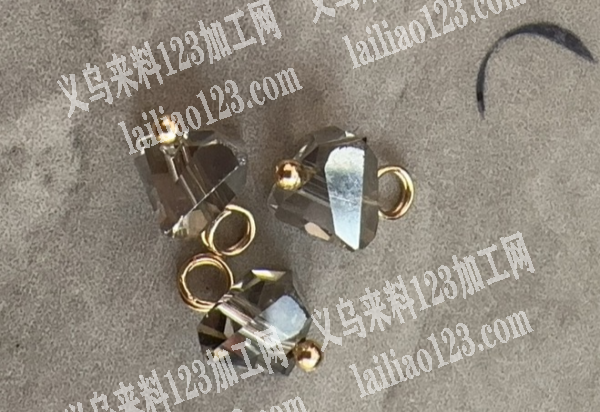 弯针的手工活外发，针连针的，串珠专业做双