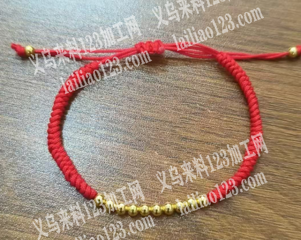 大量如图手链外发加工，寻找专业做这个手链
