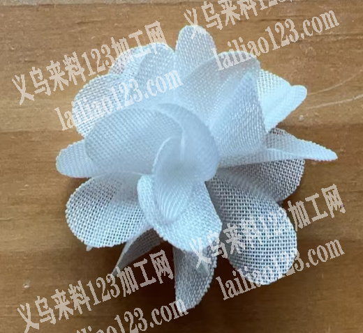 布艺花片手缝的手工活外发加工，寻找会做的