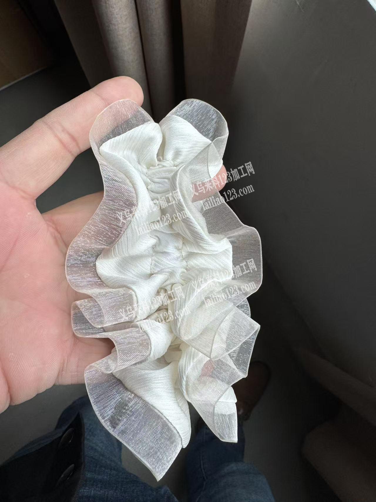 这个布艺发圈的平车活，附图片，能做的加工