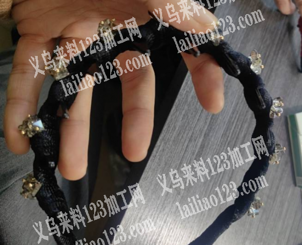 布料绕发箍的手工活外发加工，寻找专业做布