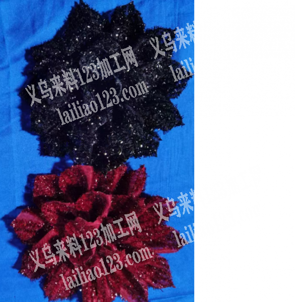 《发义乌本地》布艺卷花手工活外发，附图片