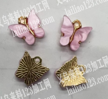 大量粘蝴蝶配件粘胶的手工活，外发加工，如