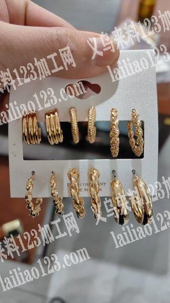 多卡耳环上卡包装套袋子的手工活外发，寻找
