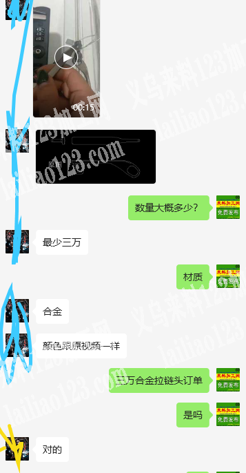老板委托寻找：大量合金拉链头订单有订单，