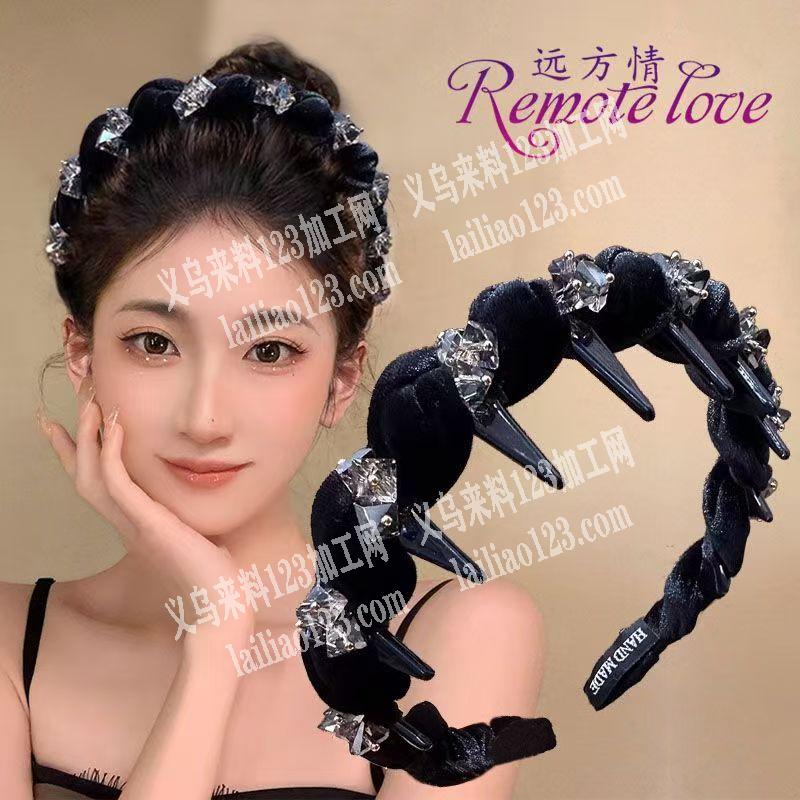 我厂有发箍绕布条的手工活，寻找手工活加工