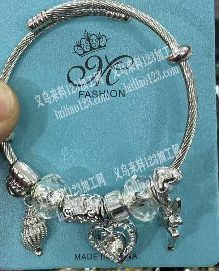 公司有合金潘朵拉手链成品订单，如图，寻找