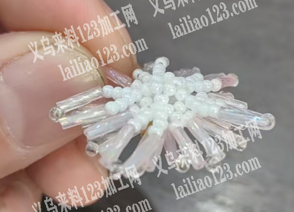 穿珠子的手工活外发加工，如图，寻找穿珠子