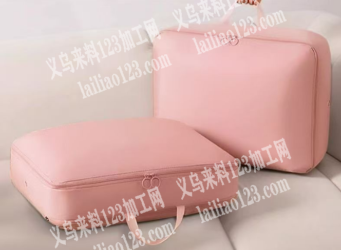 《纯加工的》羽绒服专用收纳袋订单，如图，