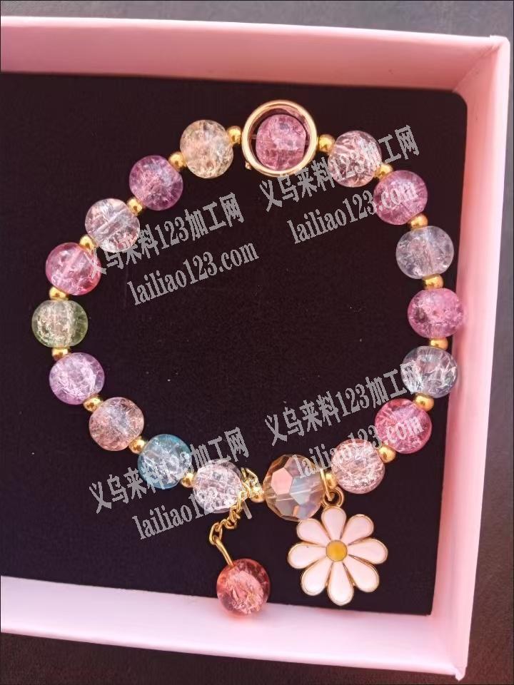 串手链的手工活外发加工，如图，寻找会做的