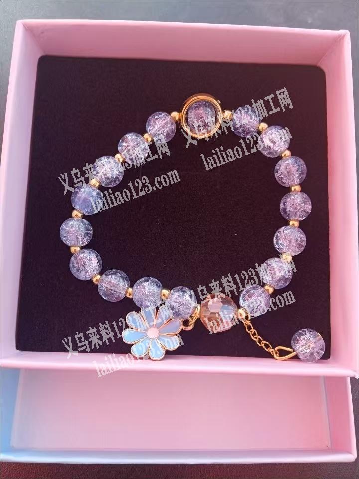 串手链的手工活外发加工，如图，寻找会做的