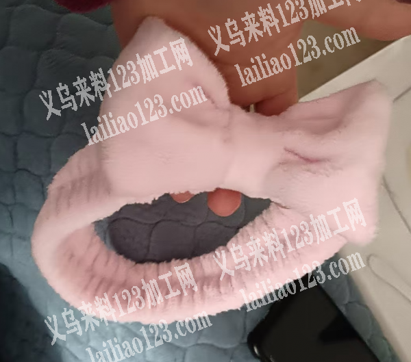毛绒发带订单。如图。寻找专业做这个毛绒发