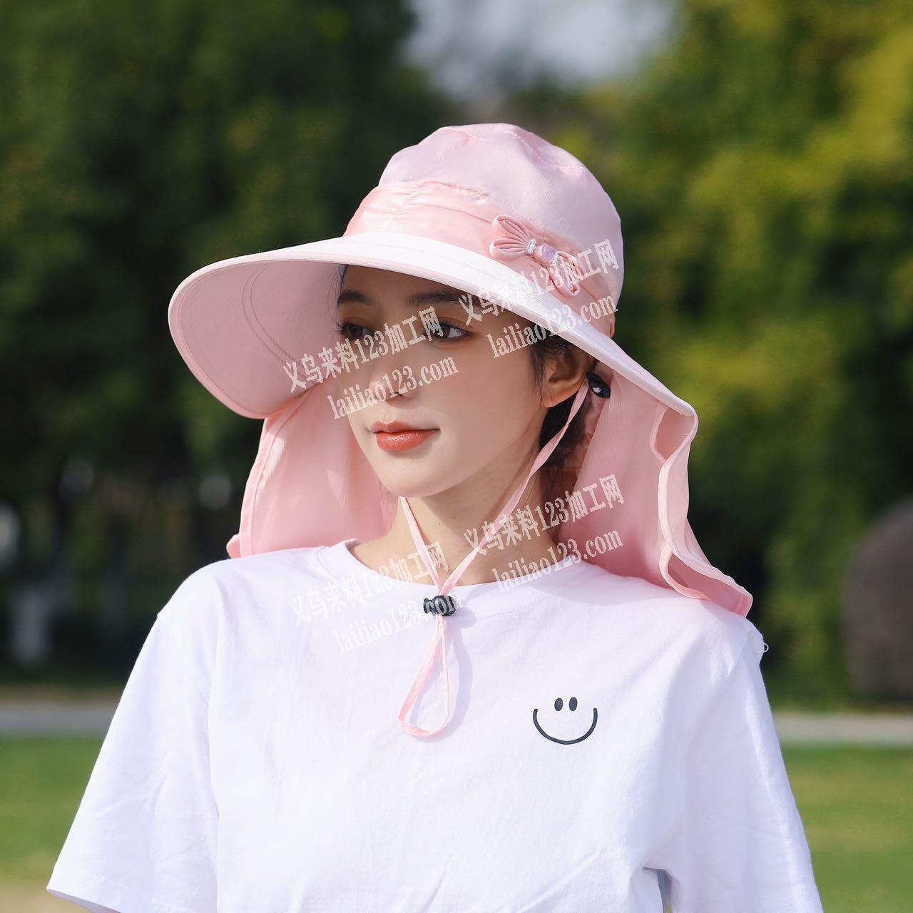 200000如图女士防晒帽订单，外发加工