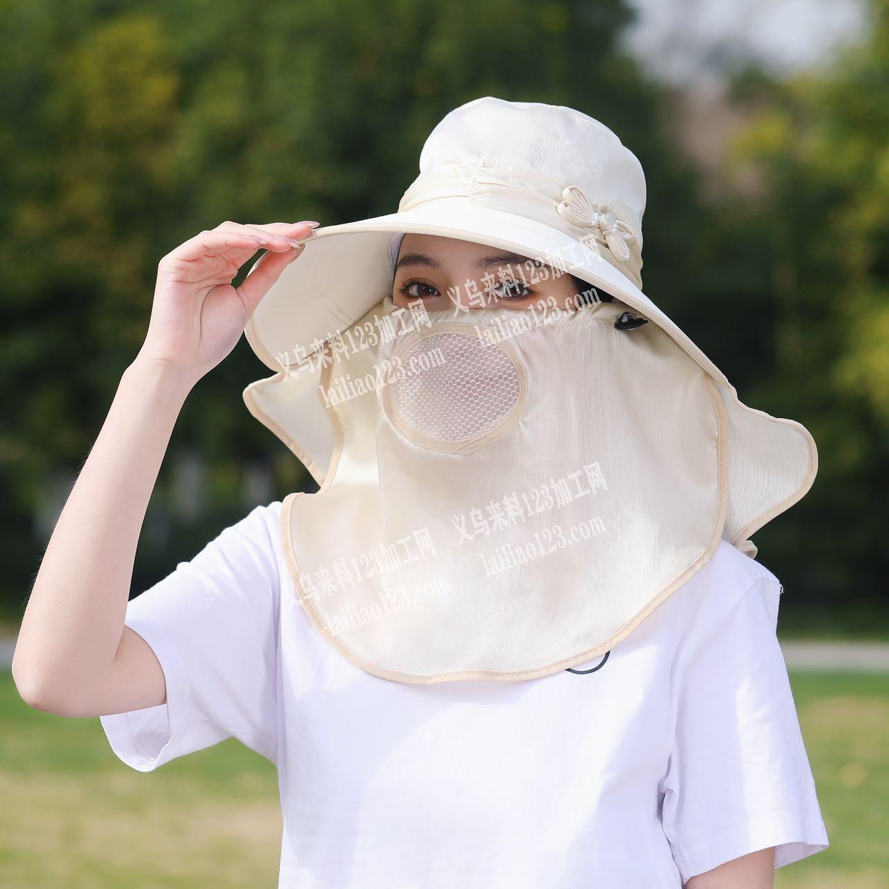 200000如图女士防晒帽订单，外发加工