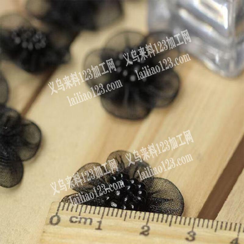 大量网纱手缝花的手工活外发加工，寻找会做