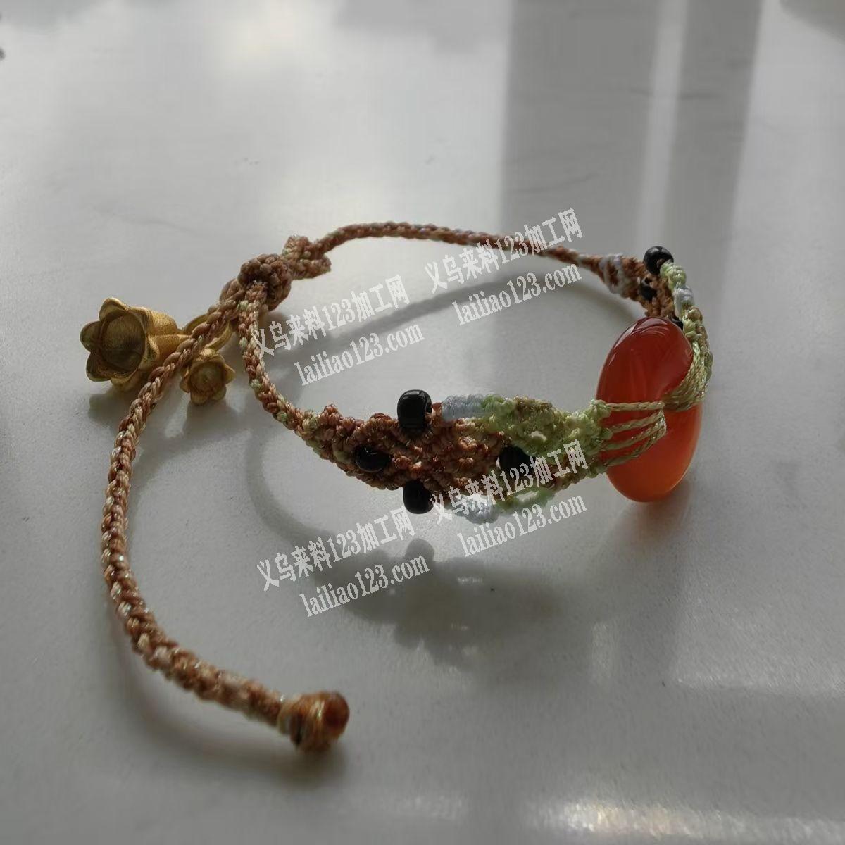 手链编织的手工活外发，附图片，。寻找专业