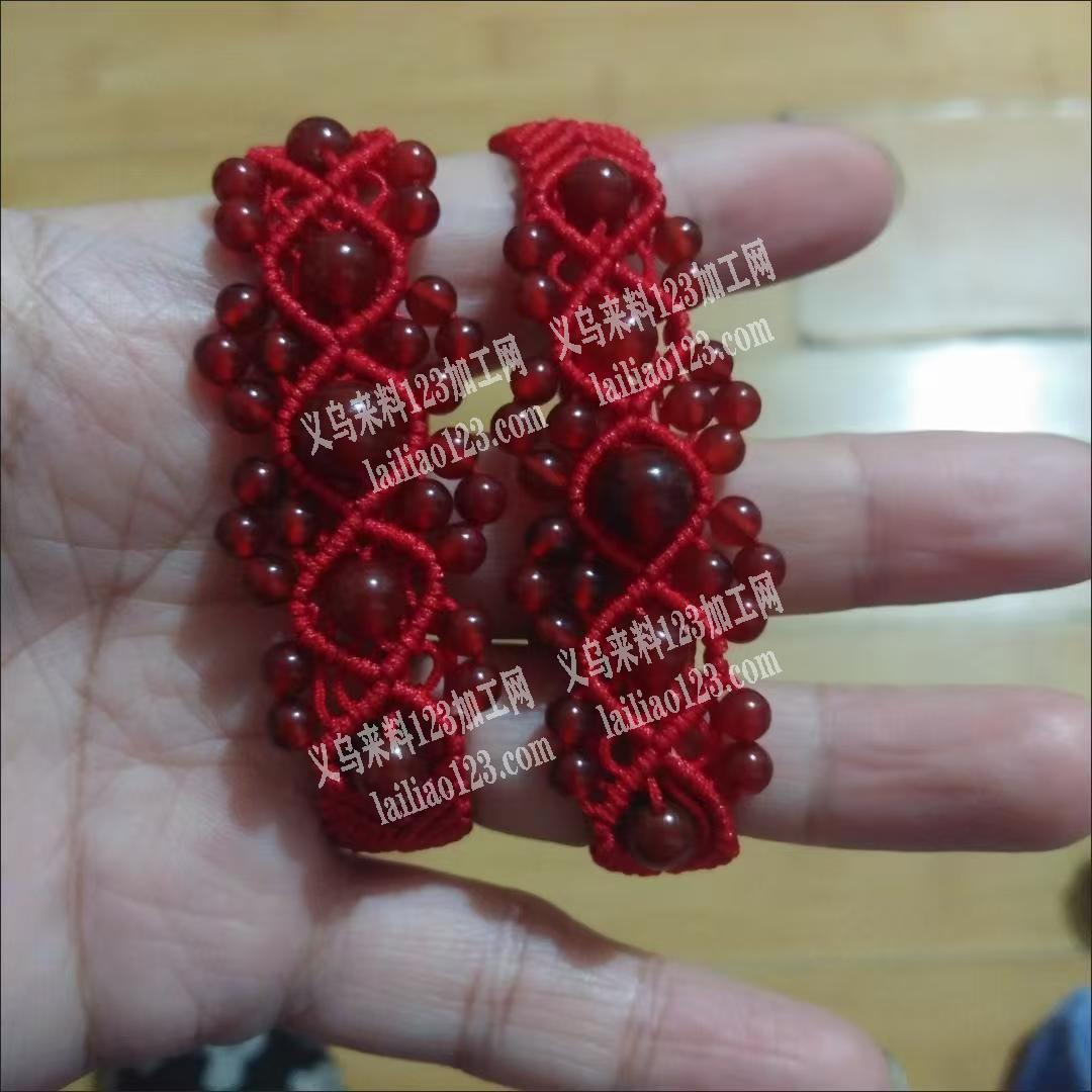 寻找诚寻手工编织的手链成品工厂，要成品，