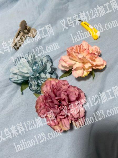 《大量》手工仿真花发夹订单，如图，寻找专