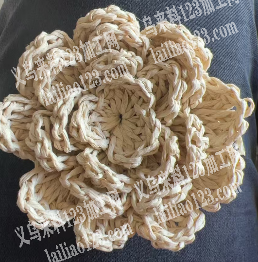 手工编花外发加工，如图，寻找pp草手工花