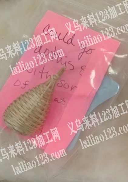 外贸编织的手工活，外贸单子，如图