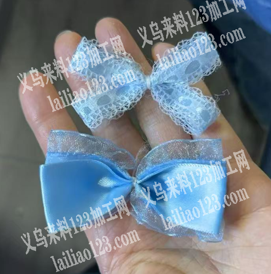 绑蝴蝶结的手工活加工厂联系我详谈，会做的