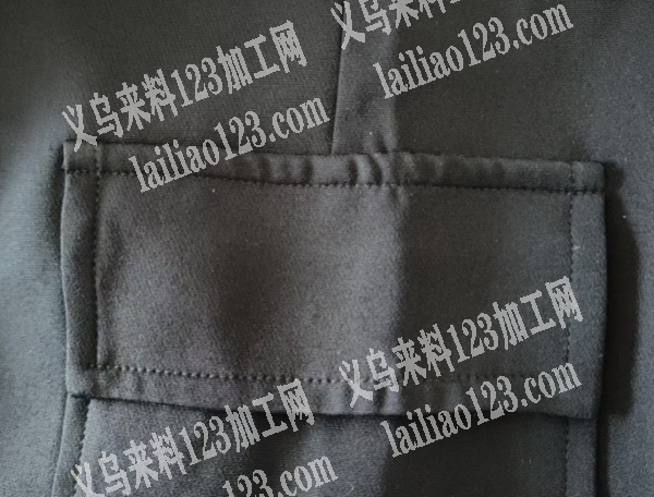 服装带盖，服装贴袋外发加工，车缝加工厂联