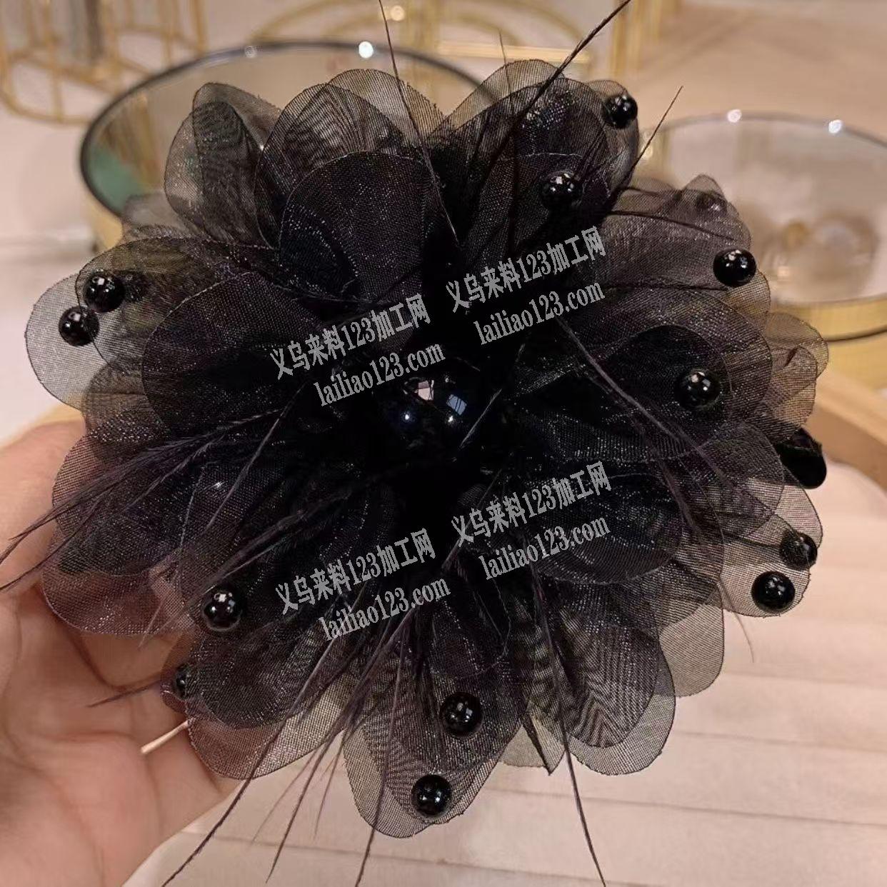 大量网纱花抓夹成品订单。如图。寻找工厂。