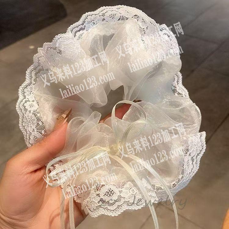 寻找做如图发圈的工厂，款式多，长期有单，