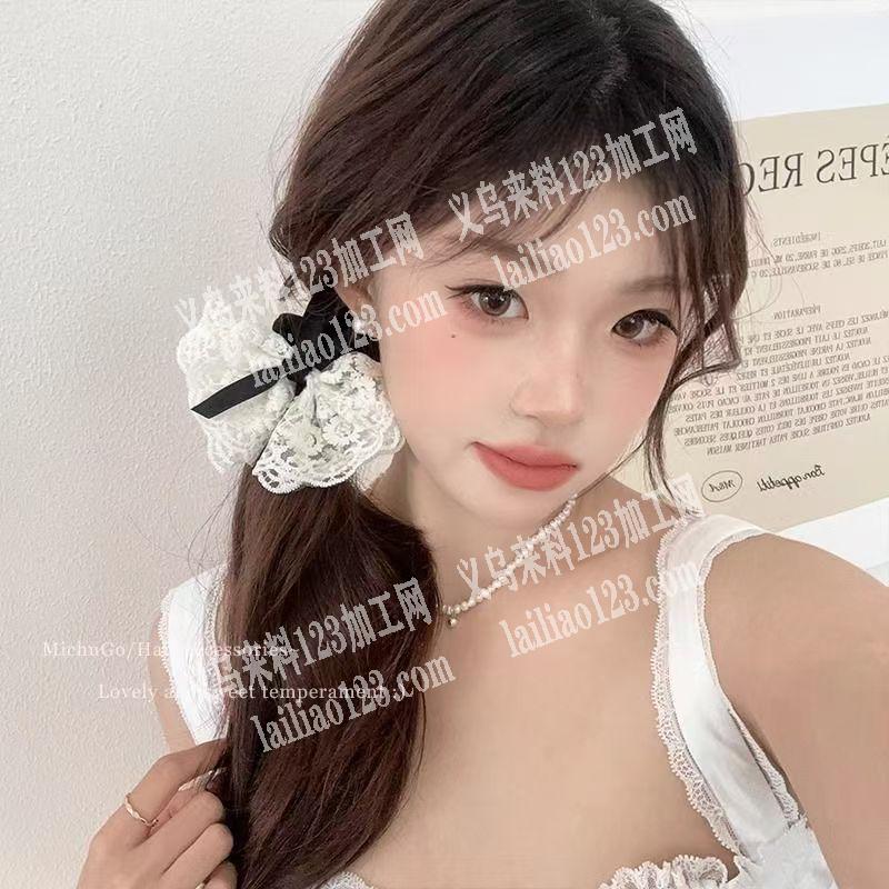 大量布艺发圈穿刺，。如图，寻找专业做布艺