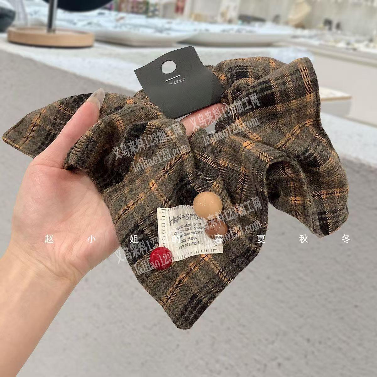 寻找布艺发圈的源头工厂，有订单，寻找成品