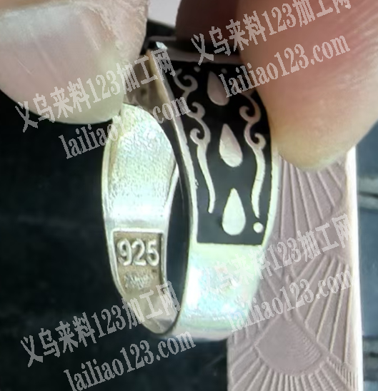 大量订单，戒指订单，如图，寻找做白铜这种