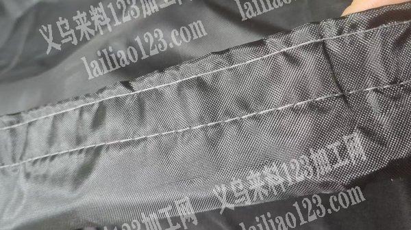 寻找双针加工厂，双针加工防水牛津布中间交