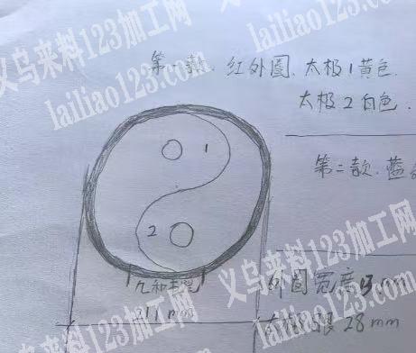 如图，亚克力板材产品订单，本工厂需要找义