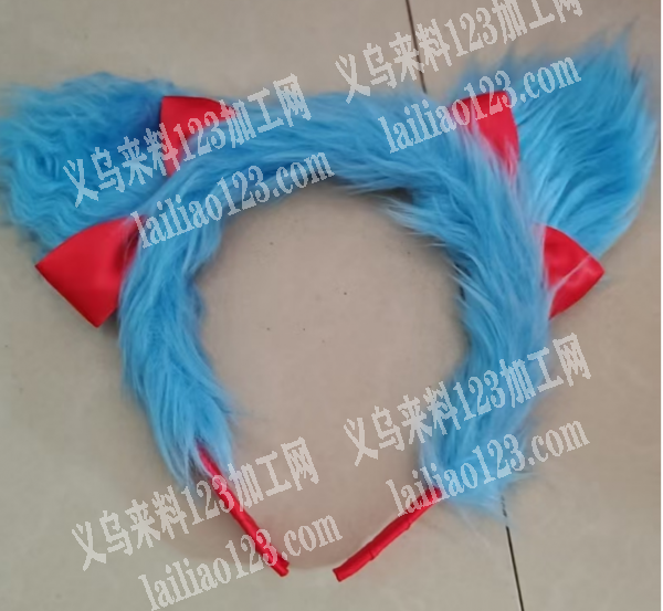 这个系列的毛绒发箍，有订单，款式好几个，