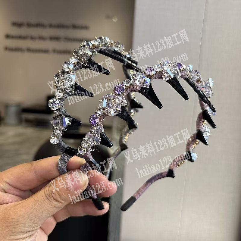 绕布条绑水钻的头箍外发加工，寻找会做的加