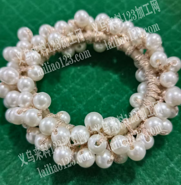 公司寻珍珠皮筋10万个，要这个珍珠，不要