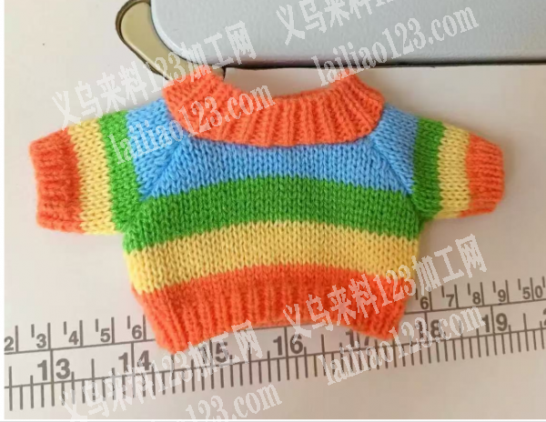 《可以发外地做》毛线钩针针织的小衣服订单