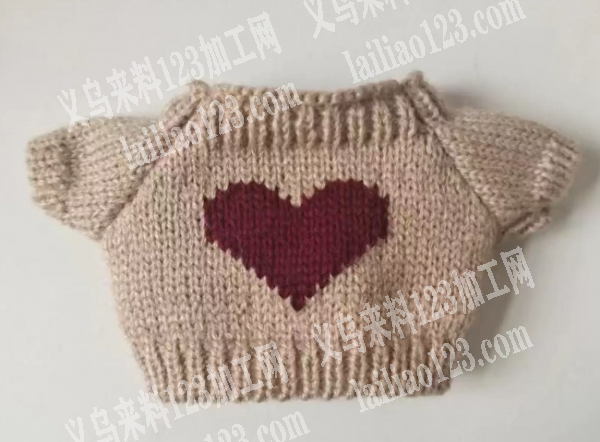 《可以发外地做》毛线钩针针织的小衣服订单